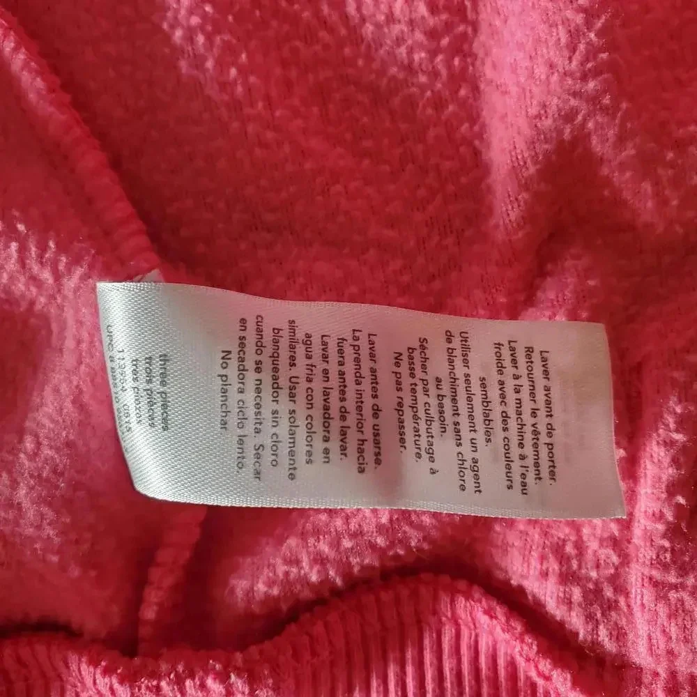 Carter's Pink Hooded Baby Toddler Girl Fleece Vest Size 18m